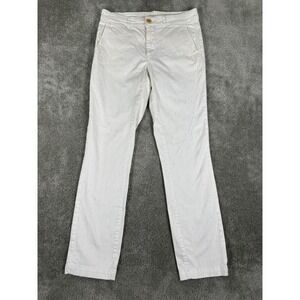Anthropologie Chino Relaxed Fit Pants 27 White Rainbow Confetti Fleck Straight